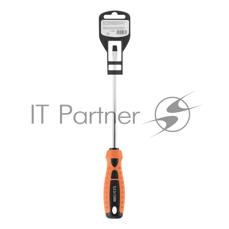 Отвертка Point, SL6,0 х 150 мм, 2-х компонентная рукоятка// Sparta