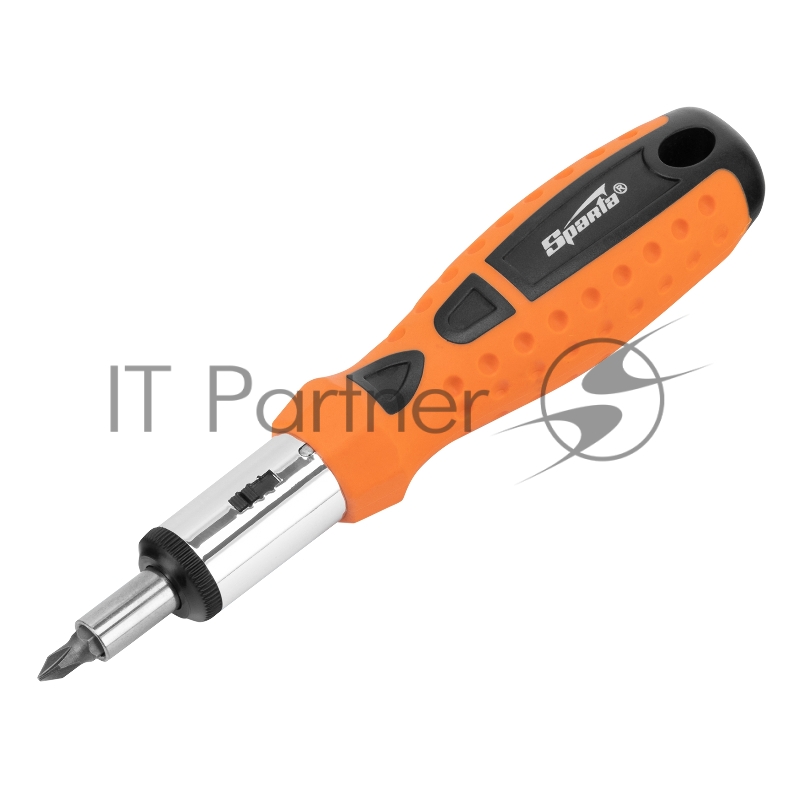 Отвертка реверсивная, биты, головки торцевые, 14шт.,// Sparta