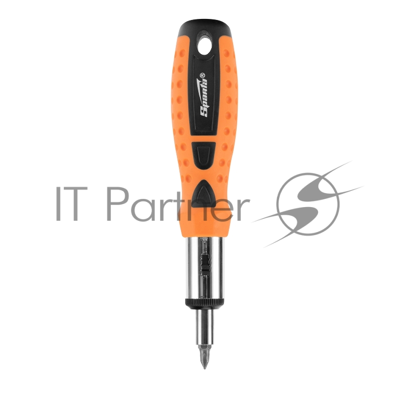 Отвертка реверсивная, биты, головки торцевые, 14шт.,// Sparta