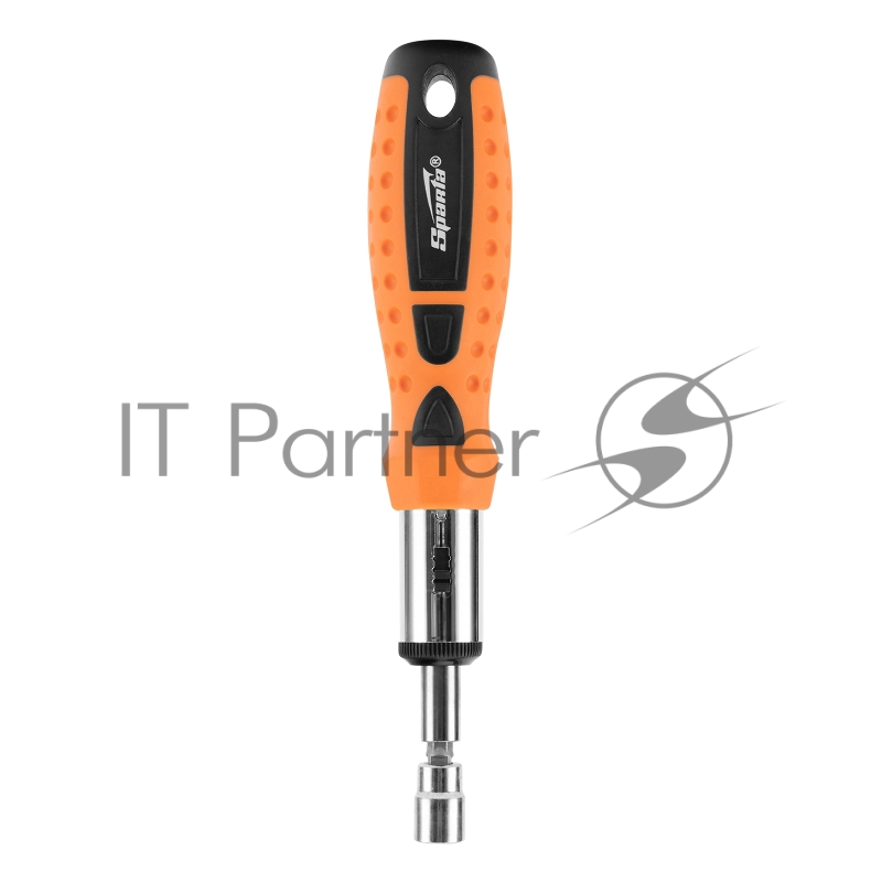 Отвертка реверсивная, биты, головки торцевые, 14шт.,// Sparta