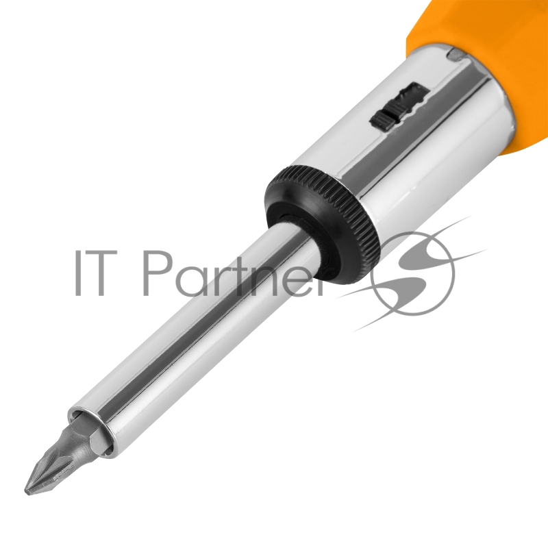 Отвертка реверсивная, набор бит, 10 шт., CrV// Sparta