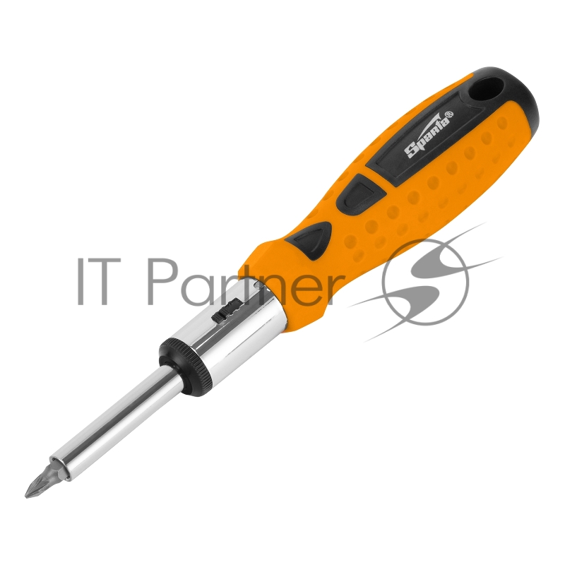 Отвертка реверсивная, набор бит, 10 шт., CrV// Sparta