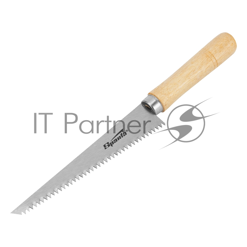 Ножовка по гипсокартону, 180 мм, деревянная рукоятка// Sparta