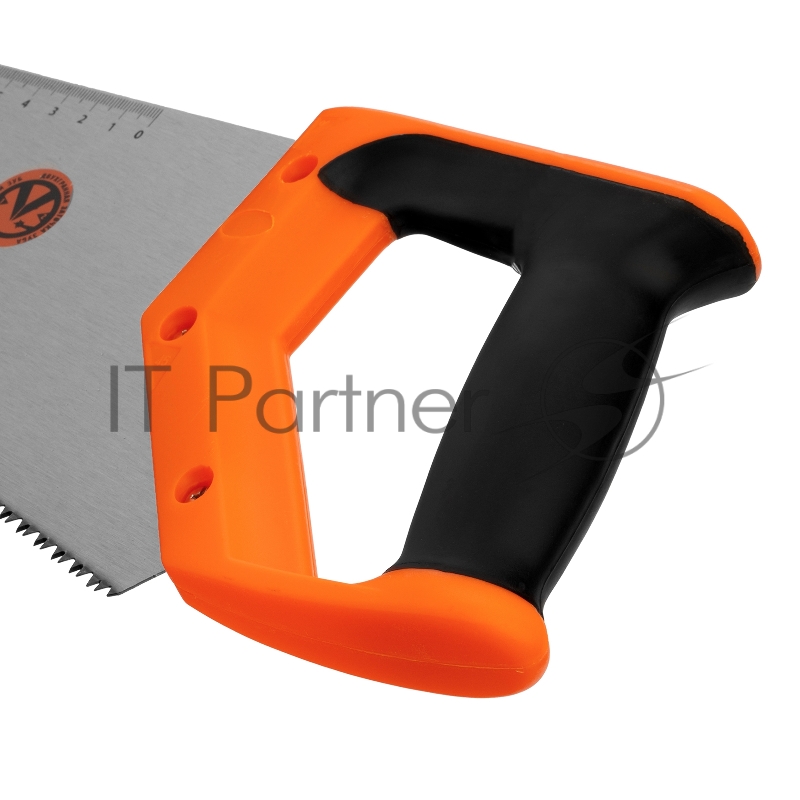 Ножовка по дереву, 400 мм, 7-8 TPI, зуб-2D, каленый зуб, линейка, двухкомпонентная рукоятка// Sparta