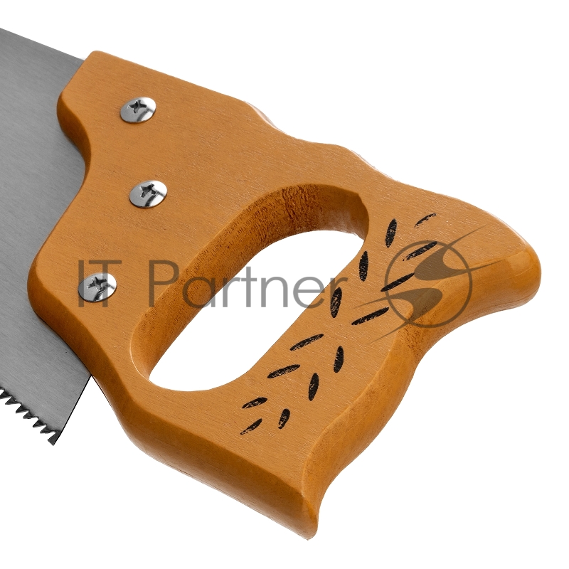 Ножовка по дереву, 450 мм, 7-8 ТРI, каленый зуб, линейка, деревянная рукоятка// Sparta