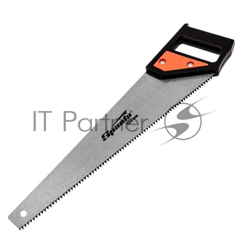 Ножовка по дереву, 400 мм, 5-6 TPI, каленый зуб, пластиковая рукоятка// Sparta