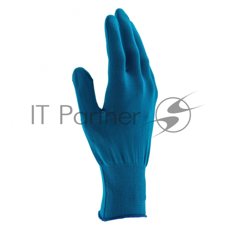 Перчатки из синтетической нити, ПВХ точка, 13 класс, цвет ультрамарин, XL// Россия