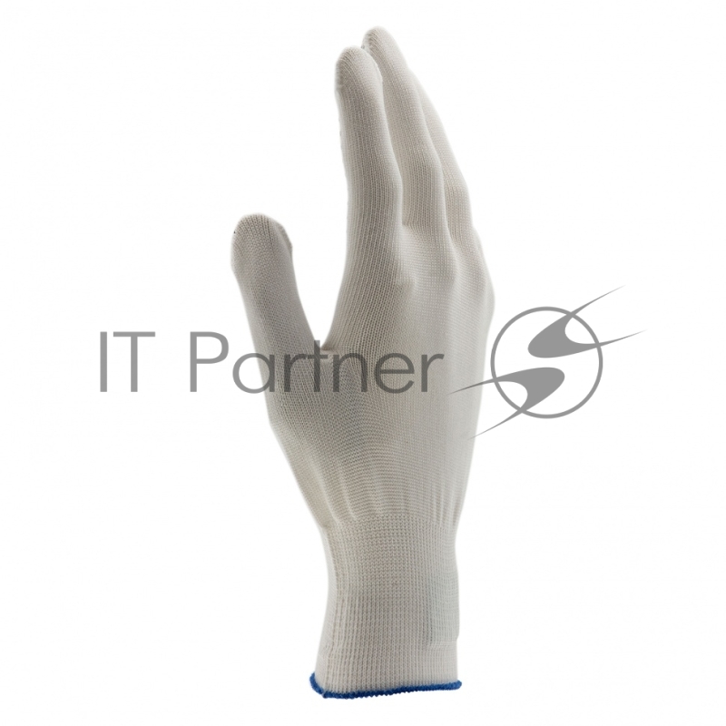 Перчатки из синтетической нити, ПВХ точка, 13 класс, белые, XL// Россия