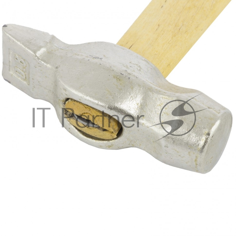 Молоток слесарный, 800 г, круглый боек, деревянная рукоятка // Россия