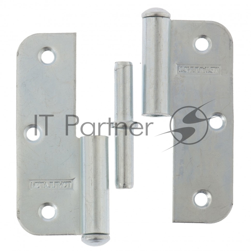 Петля накладная ПН1-85 правая, цинк, 4шт. (Металлист)// Россия