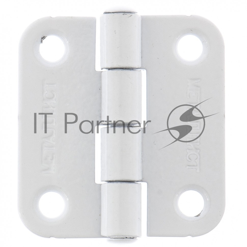 Петля накладная ПН5-40, белая, 4шт. (Металлист)// Россия