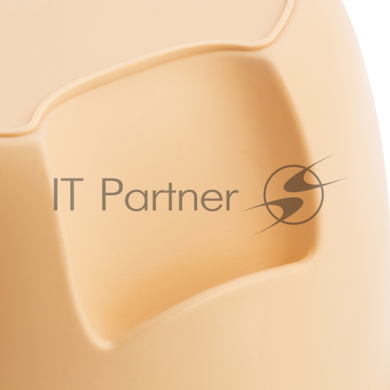 Ведро пластмассовое круглое 12 л, бежевое, Home// Palisad