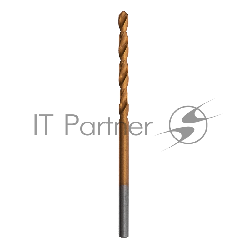 Сверло по металлу, 2,5 мм, HSS, нитридтитановое покрытие, цилиндрический хвостовик// Matrix