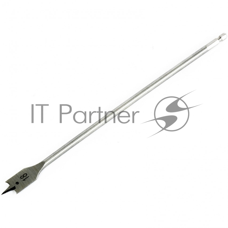 Сверло по дереву перовое удлиненное, 18 х 300 мм, 6-гранный хвостовик// Matrix