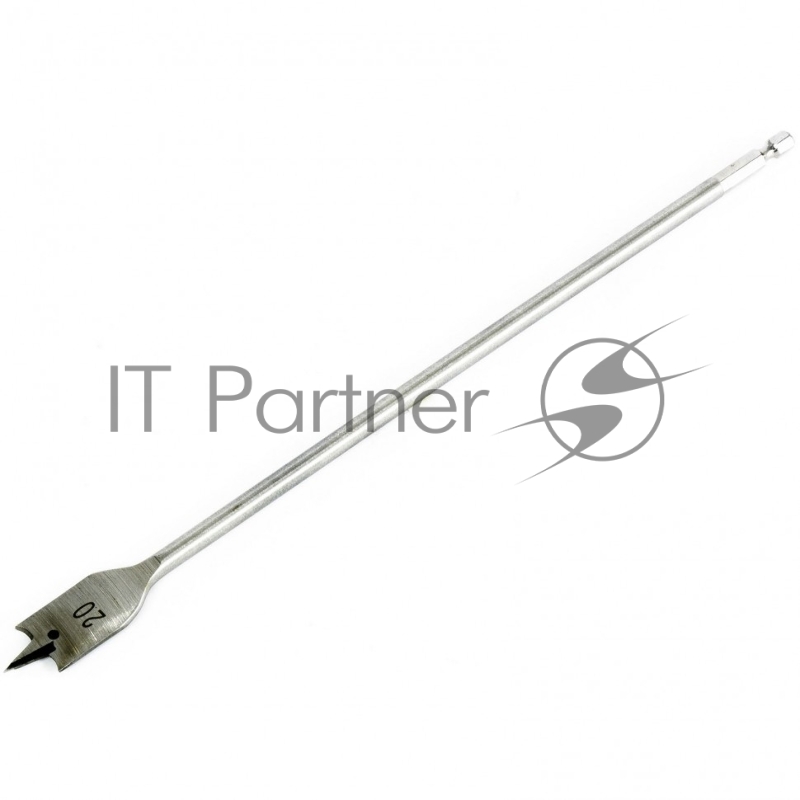 Сверло по дереву перовое удлиненное, 20 х 300 мм, 6-гранный хвостовик// Matrix