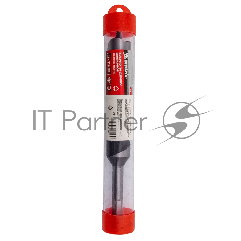 Сверло по дереву шнековое, 28 х 230 мм, 6-гранный хвостовик// Matrix