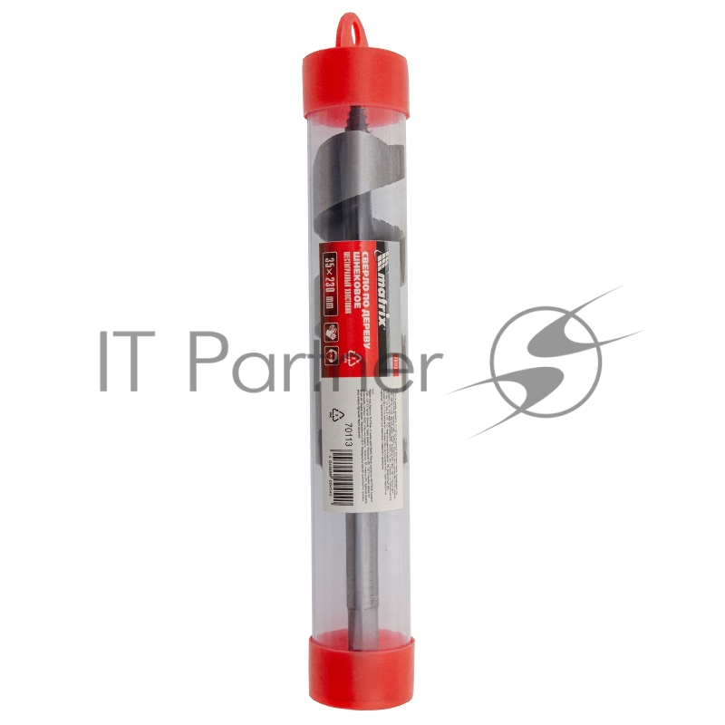 Сверло по дереву шнековое, 35 х 230 мм, 6-гранный хвостовик// Matrix