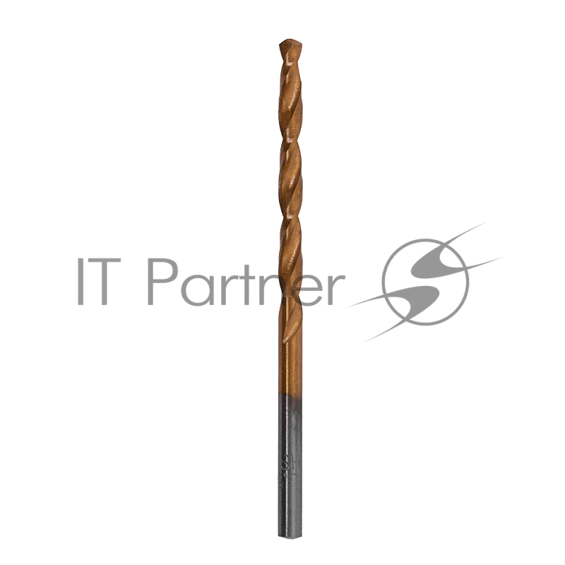 Сверло по металлу, 3,5 мм, HSS, нитридтитановое покрытие, цилиндрический хвостовик// Matrix