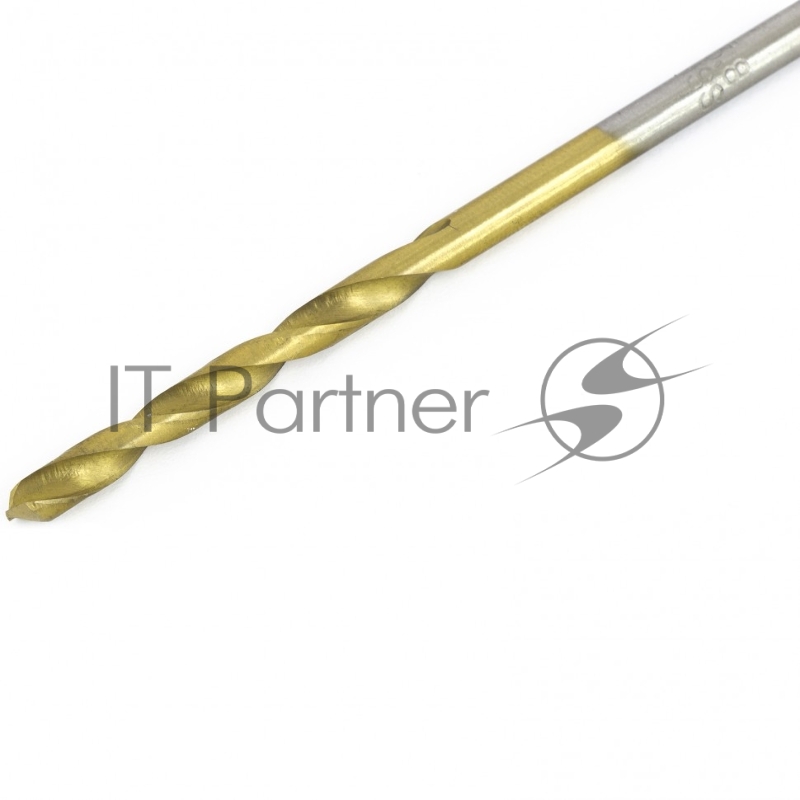 Сверло по металлу, 3,8 мм, HSS, нитридтитановое покрытие, цилиндрический хвостовик// Matrix