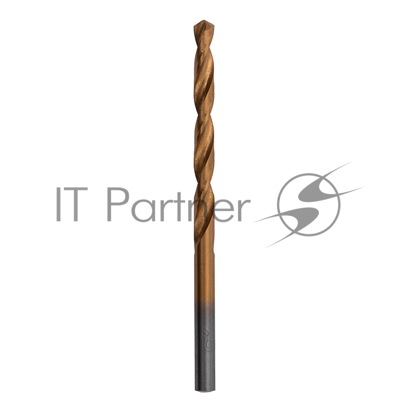 Сверло по металлу, 4,5 мм, HSS, нитридтитановое покрытие, цилиндрический хвостовик// Matrix