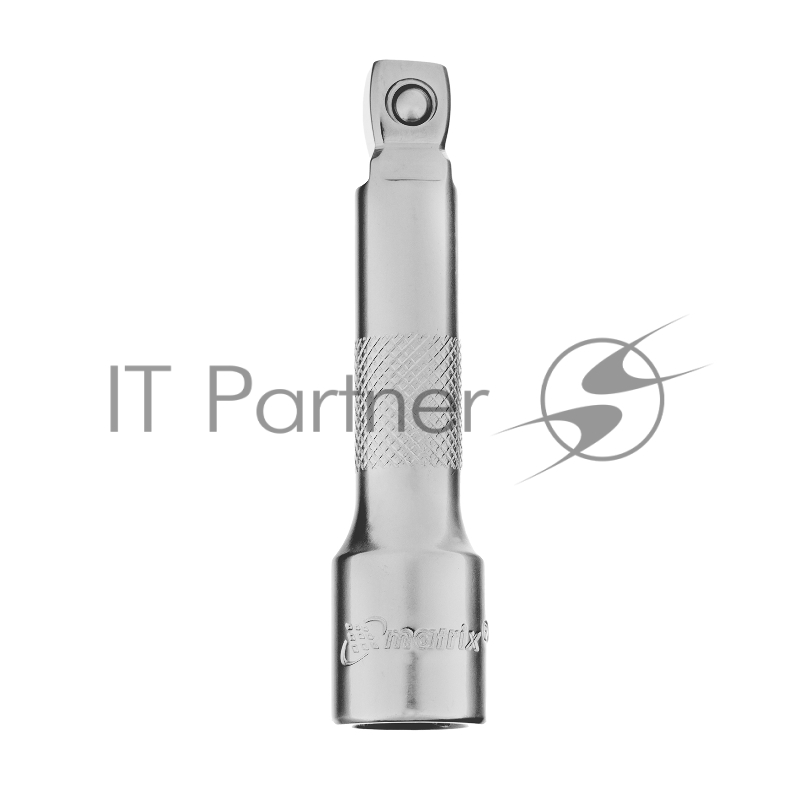 Удлинитель, 75 мм, 3/8, CrV, полированный хром, для работ в труднодост. местах// Matrix