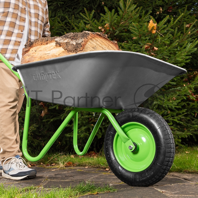 Тачка садовая одноколесная облегченная, объем 65 л// Сибртех