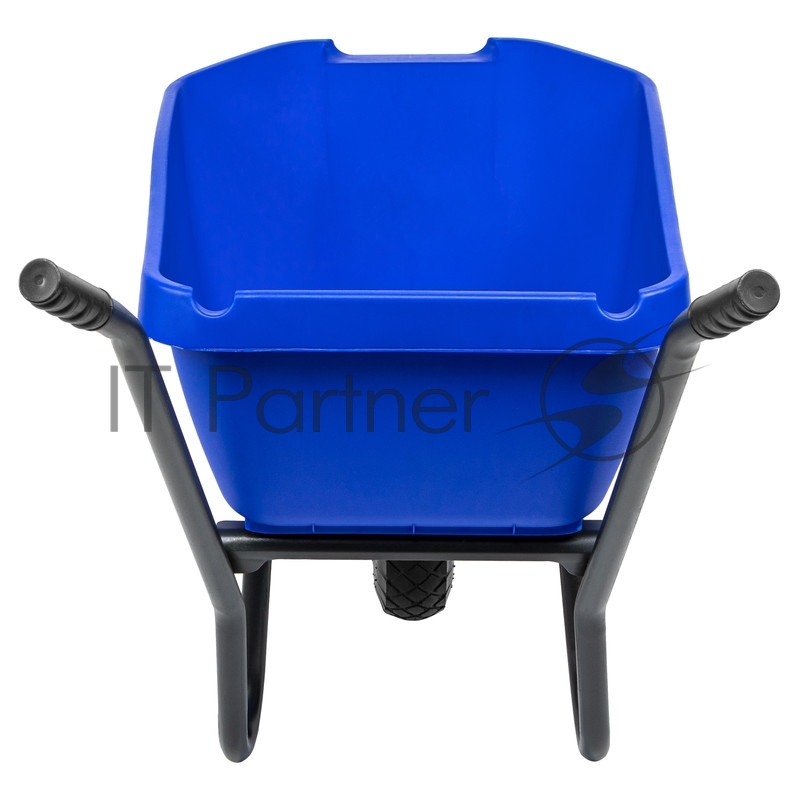 Тачка садово-строительная с пластиковым корытом, грузоподъемность 175 кг, объем 90 л// Сибртех