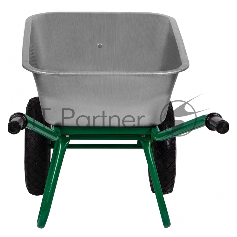 Тачка садово-строительная, 2-х колесная, усиленная, грузоподъемность 320 кг, объем 100 л// Россия