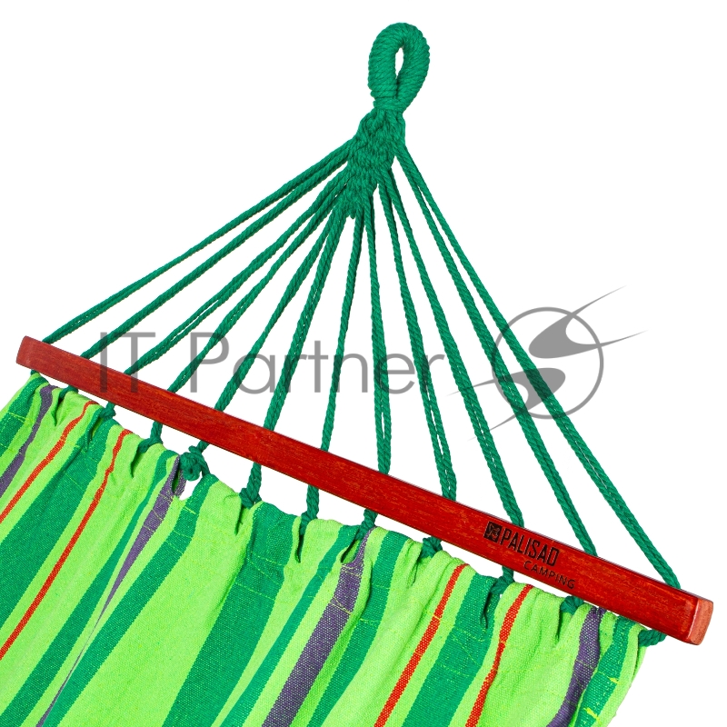 Гамак 200х100 см, с деревянными планками, Camping// Palisad