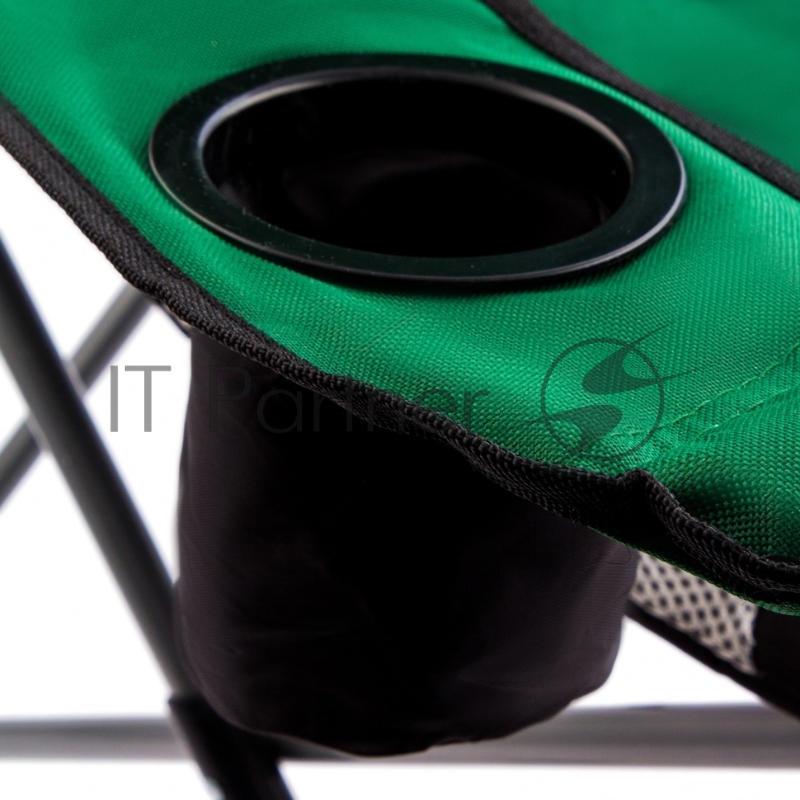 Кресло складное с подлокотниками и подстаканником 60x60x110/92 см, Camping// Palisad