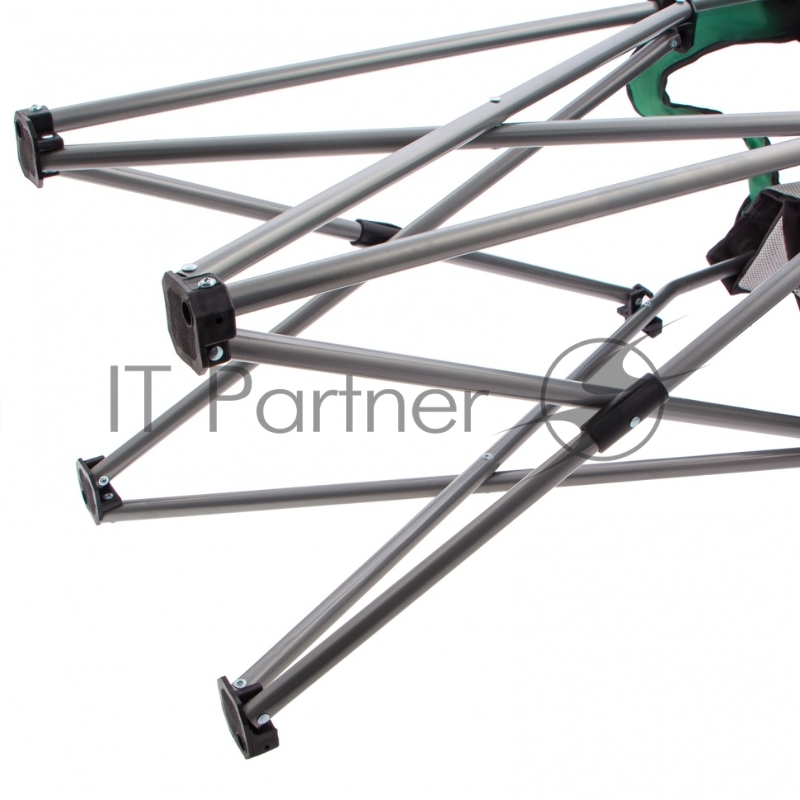 Кресло складное с подлокотниками и подстаканником 60x60x110/92 см, Camping// Palisad