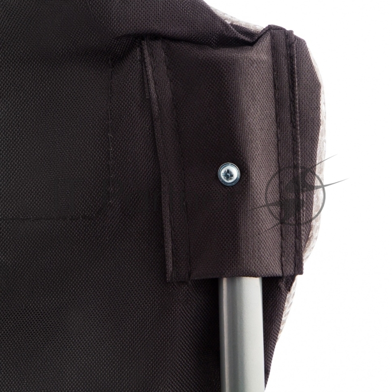 Кресло складное с подлокотниками и подстаканником 60x60x110/92 см, Camping// Palisad