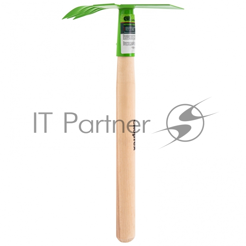 Мотыжка комбинированная, 80х380 мм, стальная, деревянная рукоятка, АГРОНОМ, Россия// Сибртех