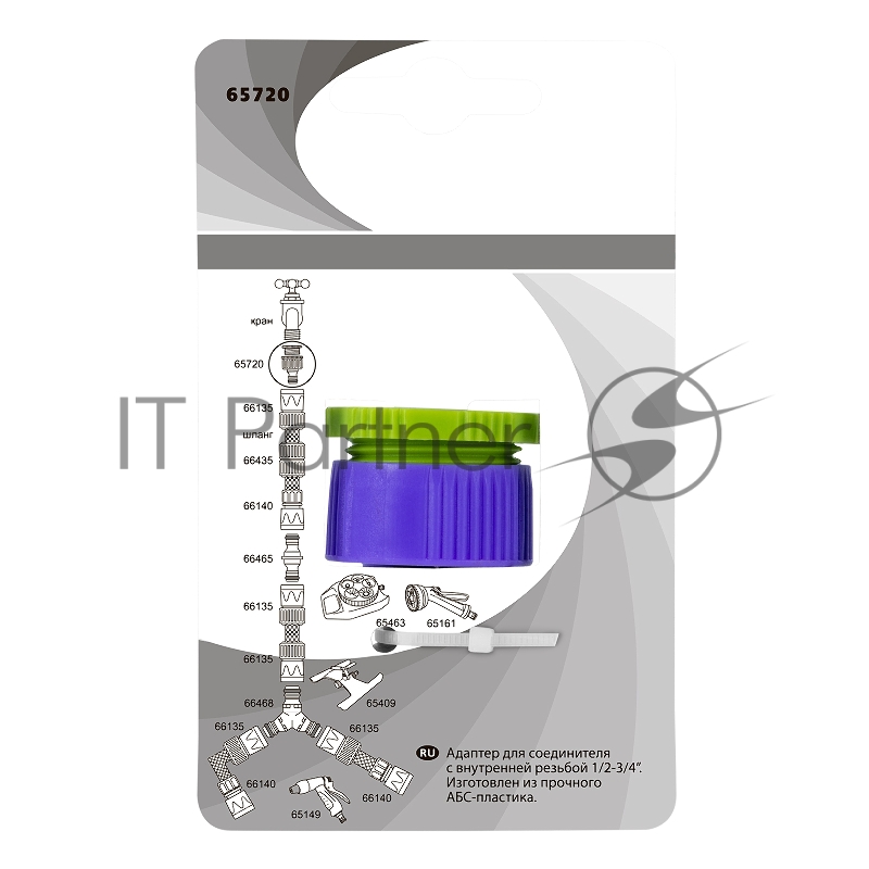 Адаптер пластмассовый, 1/2-3/4, внутренняя резьба// Palisad