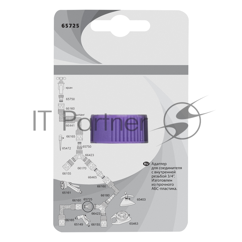 Адаптер пластмассовый, 3/4, внутренняя резьба// Palisad