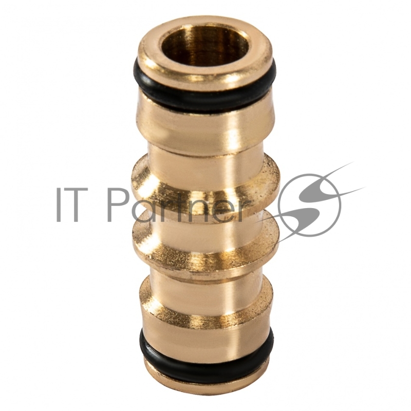 Набор для подключения шланга 1/2, (переходник, 2 соединит.аквастоп), латунный// Palisad