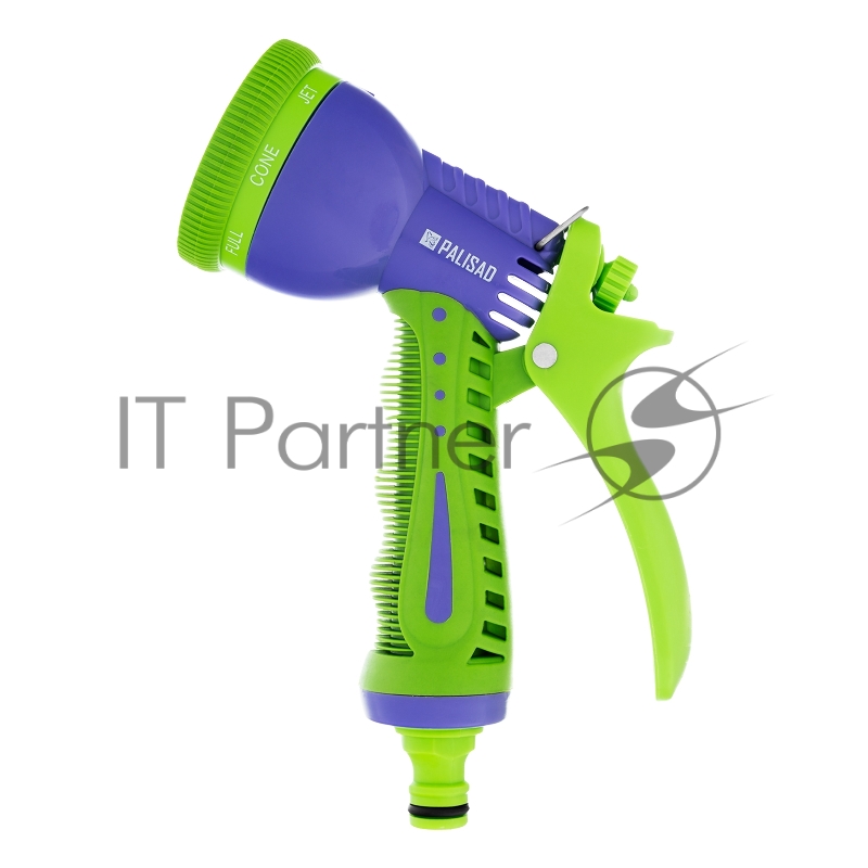 Набор для подключения шланга 3/4 (пистолет 8 режимов, адаптер, 2 соединителя)// Palisad