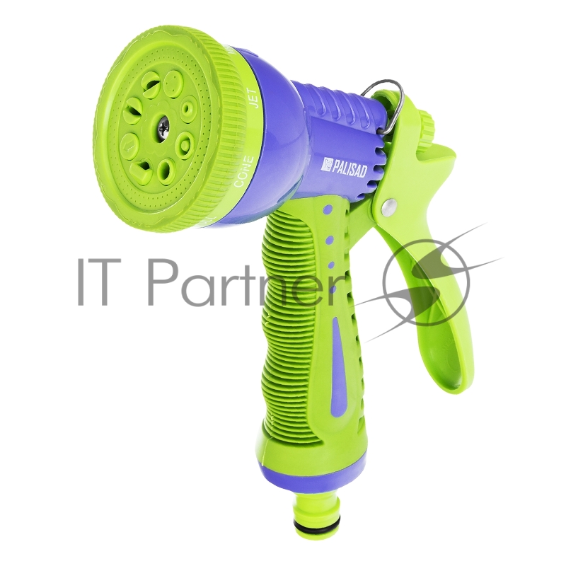 Набор для подключения шланга 3/4 (пистолет 8 режимов, адаптер, 2 соединителя)// Palisad