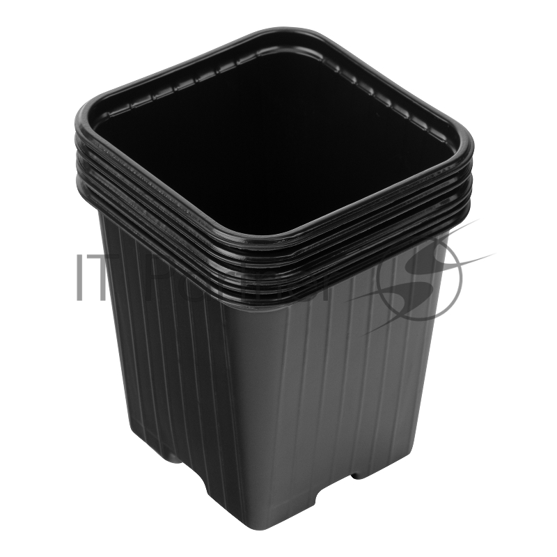 Горшочек для рассады, 90х90х95 мм, полистирол, 5 шт.// Россия