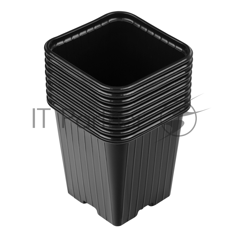 Горшочек для рассады, 90х90х95 мм, полистирол, 10 шт.// Россия