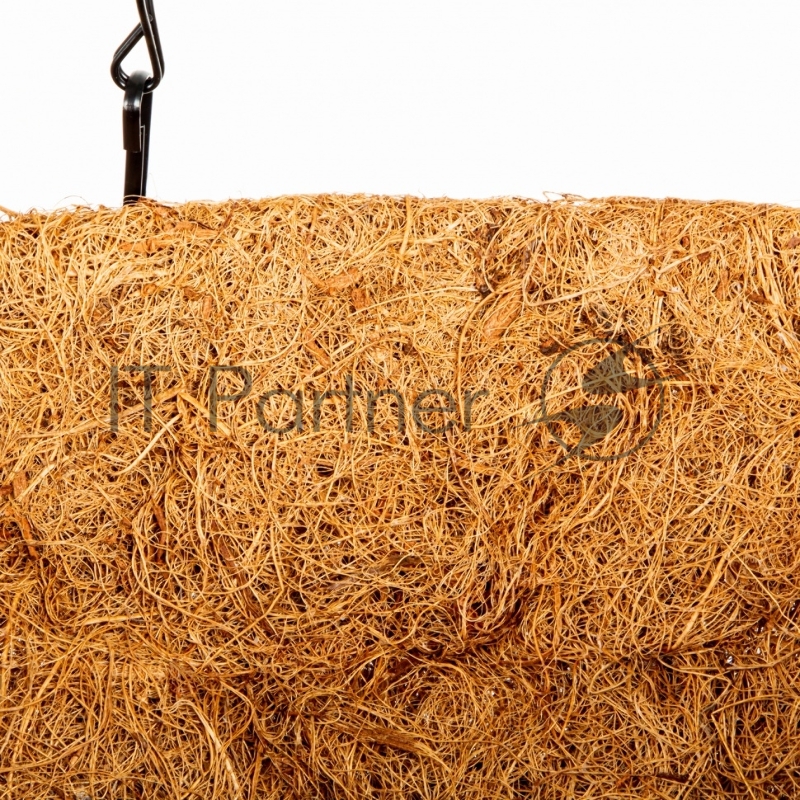 Кашпо подвесное с вкладышем из коковиты, полукруглое, диаметр 35 см// Palisad