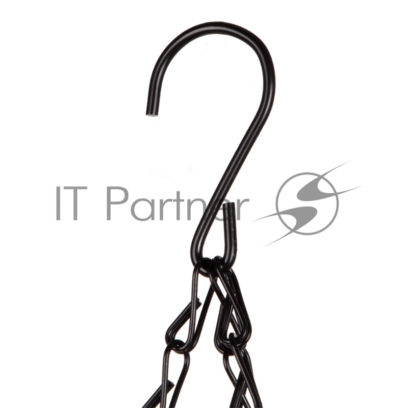 Кашпо подвесное с декором, с кокосовой корзиной, диаметр 25 см// Palisad