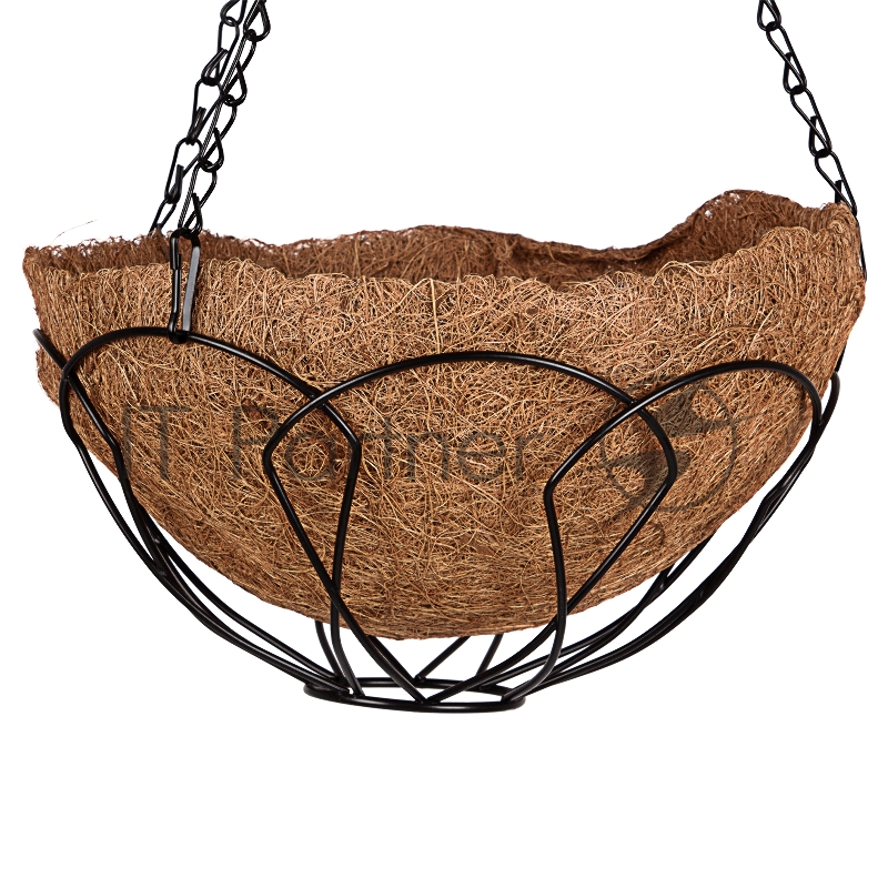 Кашпо подвесное, с кокосовой корзиной, диаметр 25 см// Palisad