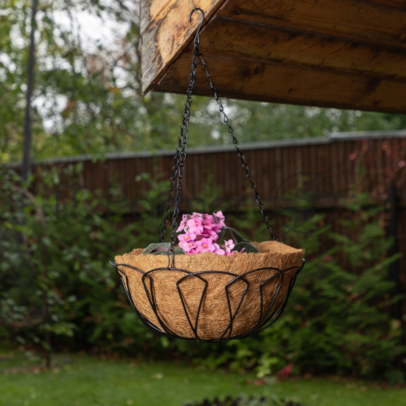 Кашпо подвесное, с кокосовой корзиной, диаметр 30 см// Palisad