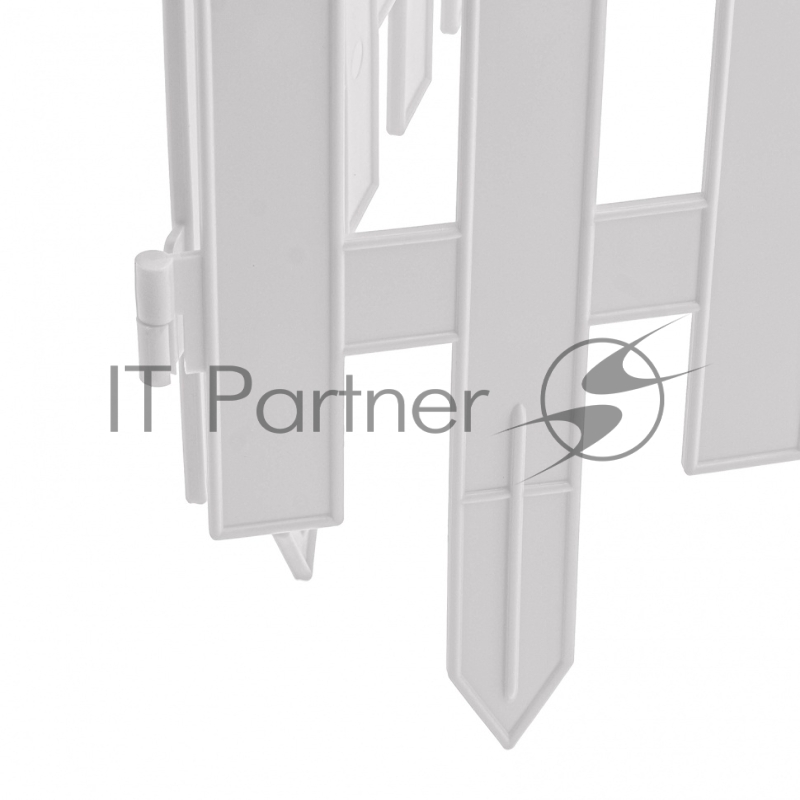 Забор декоративный Винтаж, 28х300 см, белый, Россия// Palisad