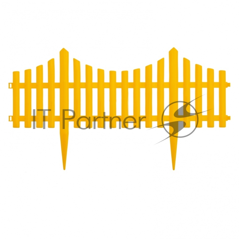 Забор декоративный Гибкий, 24х300 см, желтый, Россия// Palisad