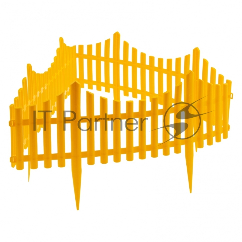 Забор декоративный Гибкий, 24х300 см, желтый, Россия// Palisad