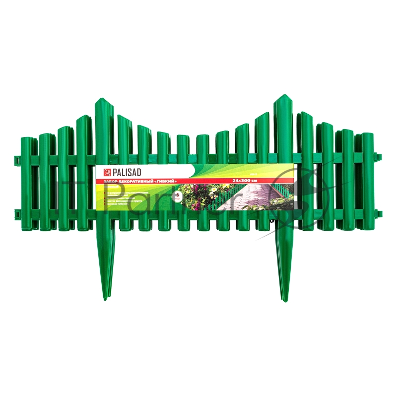 Забор декоративный Гибкий, 24х300 см, зеленый, Россия// Palisad