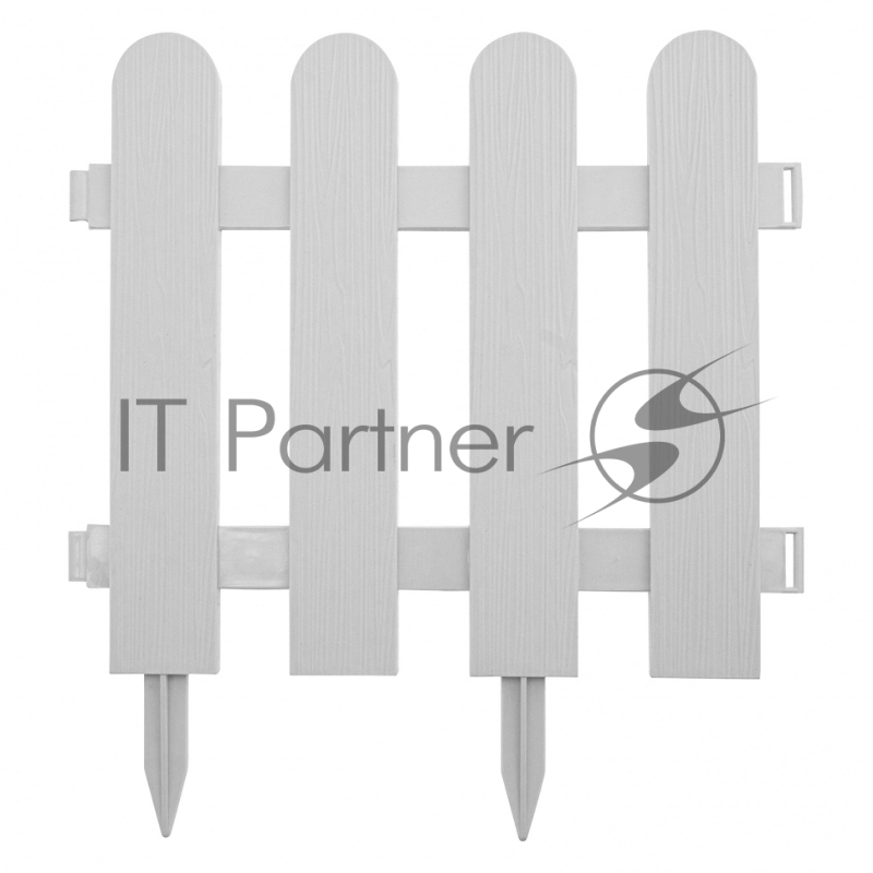 Забор декоративный Классика, 29х224 см, белый, Россия// Palisad