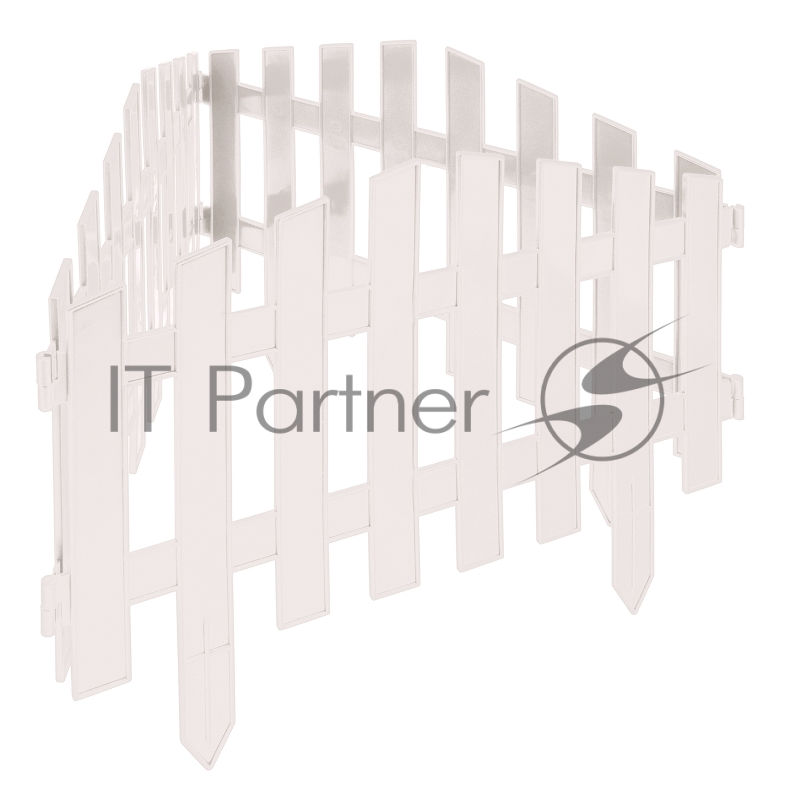 Забор декоративный Марокко, 28х300 см, белый, Россия// Palisad